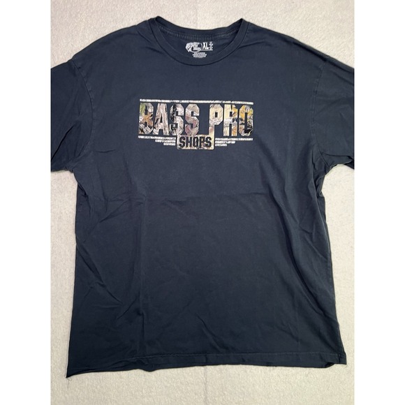 Bass Pro Shop T shirt Mens sz XL dark Gray fishing outdoor - Picture 3 of 11
